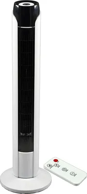 Produktbild von JUNG TVE23 Turmventilator 90cm mit Fernbedienung – Leise, Energieeffizient (45W), Kinderfreundlich, 75° Oszillation, Timer – Luftkühler für Räume