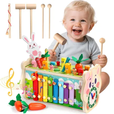 Zdjęcie produktu dla Elzusha - Edukacyjne zabawki Montessori 7 w 1 dla dzieci