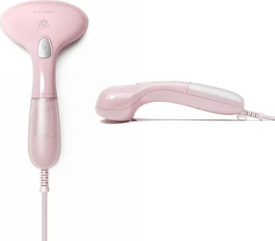 Produktbild von Steamery Dampfglätter Cirrus 1 Steamer, 1500W, tragbarer Faltenentferner, in 30 Sekunden aufgeheizt, ideal für Reisen, Pink