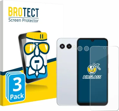 Produktbild von 3x BROTECT Schutzglas für Telekom T Phone 3 (Display+Kamera) Schutzfolie Panzer Folie Glas Display Schutz klar