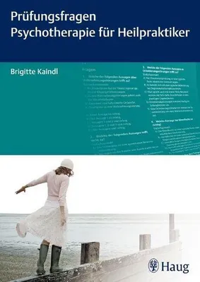 Produktbild von Prüfungsfragen Psychotherapie für Heilpraktiker
