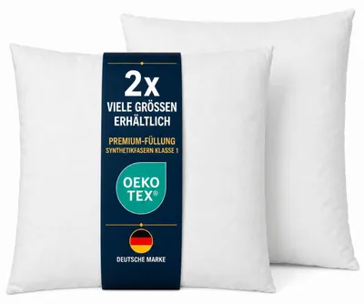 Image de Coussin de remplissage en polyester, lot de 2, 60x60 cm