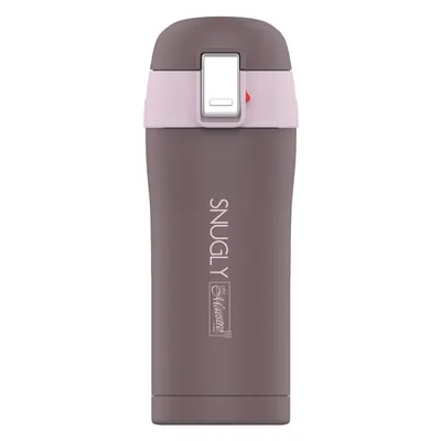 Image de Snugly Gobelet thermique Gobelet à café Thermos Gobelet isolant en acier inoxydable pour boissons chaudes ou froides (300ml, brun)