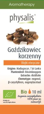Produktbild von ÄTHERISCHES ÖL AUS BIO-GEWÜRZNELKE 10 ml – PHYSALIS