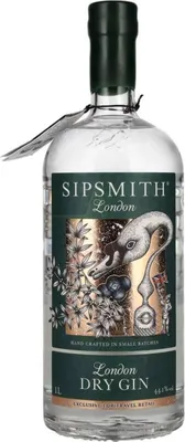 Obrázek produktu pro Sipsmith London Dry Gin, 44,1 %, objem 1,00 litru.