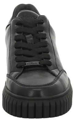 Produktbild von s.Oliver Damen Sneaker Plateau Schnürschuh herausnehmbare Innensohle 5-23645-41, Größe:39 EU, Farbe:Schwarz