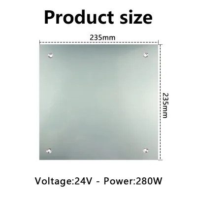 Obrázek produktu pro Tisková platforma pro 3D tiskárny, vyhřívané hliníkové lůžko, kompatibilní s CREALITY K1/K1C, snadno vyměnitelný předinstalovaný kabel šC 235 x 235 mm (bez magnetické základny)
