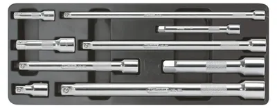 Obrázek produktu pro KS TOOLS Prodlužovací sada nástrčných klíčů 918.0007 Chrom-vanadová ocel 1220g