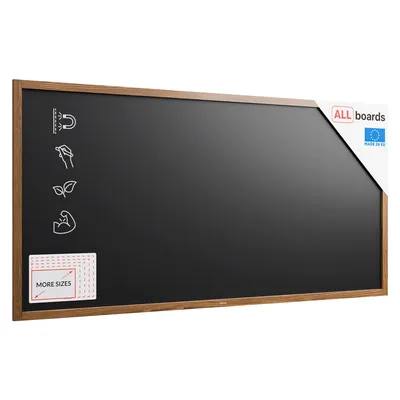 Immagine prodotto di Lavagna MAGNETICA nera da gesso in cornice di legno 200x100 cm