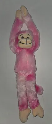 Produktbild von Plüschtier Affe 37 cm, rosa, Hängeaffe Affen Hängeaffen Kuscheltiere Stofftiere Klettband