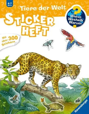 Produktbild von Wieso? Weshalb? Warum? Stickerheft: Tiere der Welt