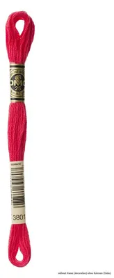 Produktbild von DMC Stickgarn Mouline Special 117mc - 3801, 6 Fäden, 8 Meter
