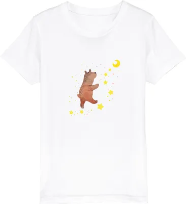 Produktbild von Mr. & Mrs. Panda Kleinkinder T-Shirt Bär Träume 3-4 Jahre (98/104) - Weiß - Geschenk, für Kinder, Traum, Teddy, Kindershirt, Kurzarm, Teenager, Traumdeutung, Träumen