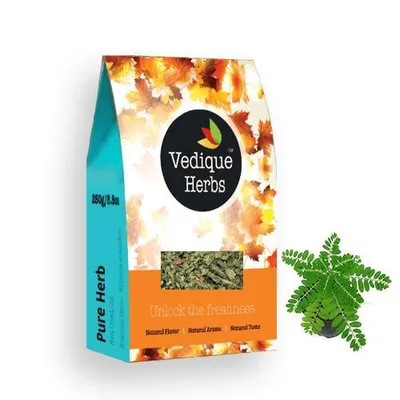 Produktbild von VEDIQUE HERBS Bhumi-amla (Phyllanthus niruri) - 250g (8,8oz) | Roh, Unbehandelt, Getrocknet | T-Schnitt |