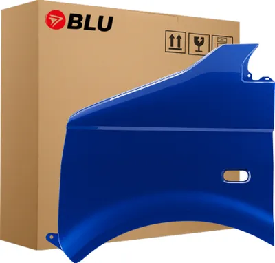 Produktbild von BLU Kotflügel Passend für VW Volkswagen Transporter T5 / Multivan LA5K Links Blau OlympiaBlau | 2003-2015 | Vorderseite Vorne | Lackiert | Einbaufertig