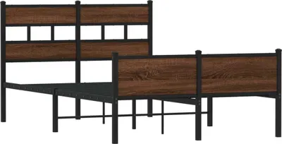 Immagine prodotto di vidaXL Rete da letto senza materasso in rovere marrone 120x200 cm Materiale a base di legno