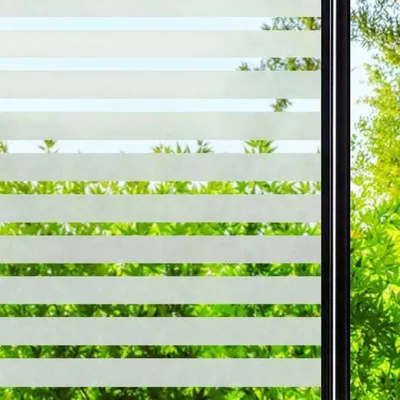 Imagen del producto de Película adhesiva para ventanas, reutilizable, de 30 x 200 cm, para proteger la privacidad en superficies de vidrio