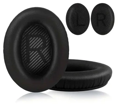 Ohrpolster für Bose QuietComfort QC35 QC15 QC45 QC25 Q35 II Schwarz