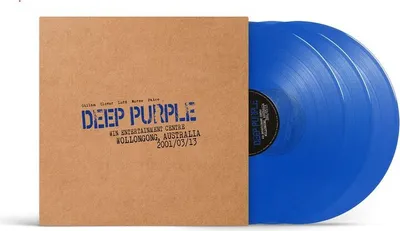 Produktbild von Deep Purple: Deep Purple - Live In Wollongong 2001 (remastered) (180g) (Limited Numbered Edition) (Blue Vinyl) -   - (LP / L)