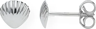 Produktbild von JuwelmaLux Kinderohrstecker Muschel in Silber 925 rhodiniert JL20-06-0328