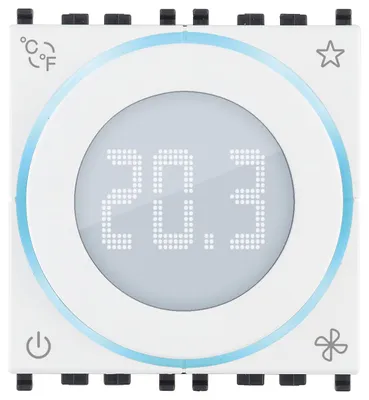 IoT-Thermostat mit Drehregler, weiß, kompatibel mit Alexa & Google Home