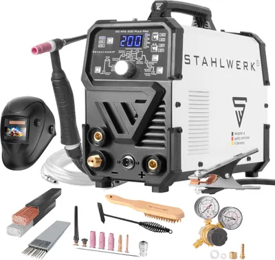 Produktbild von STAHLWERK Kombi-Schweißgerät DC WIG 200 Puls Pro Vollausstattung 2 in 1
