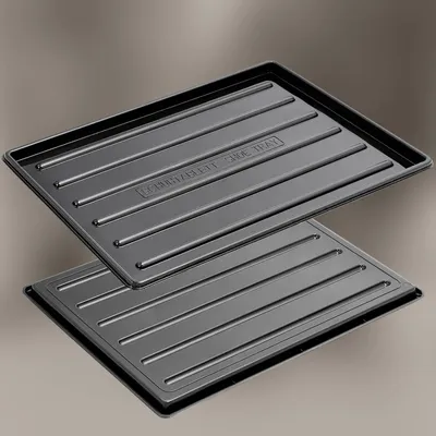 Produktbild von Set von 2 Schuhablagen 45 x 30 cm - Schwarz