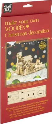 Obrázok produktu pre CRAFT ID Drevené 3D puzzle Santa