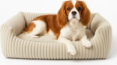 Immagine prodotto di Letto per cani Cuscino per cani Divano per gatti Cesto per cani trapuntato 95x75cm