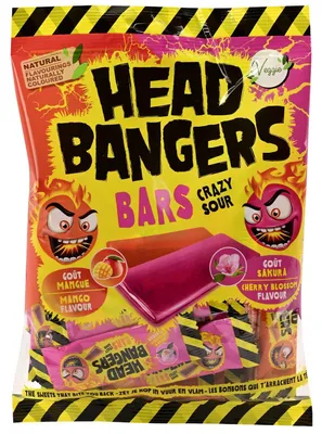 Produktbild von Head Bangers Bars Crazy Sour Mango & Sakura 200g