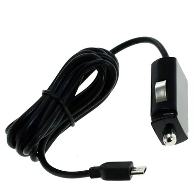 Obrázok produktu pre 12 V nabíjací kábel do auta so zástrčkou micro USB, nabíjací prúd až 2,1 A