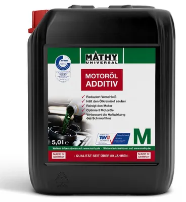 Produktbild von MATHY-M Motoröl-Additiv 5,0 l - Verschleißschutz für Benzin- und Dieselmotoren