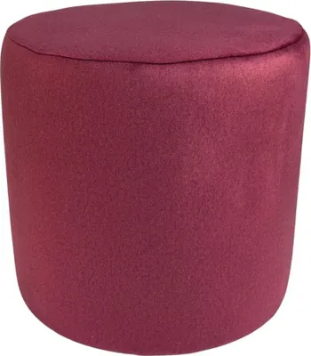 Obrázok produktu pre Velúrová stolička ELEMENT 40x40 cm okrúhla - štýlová, nehorľavá a ľahko udržiavateľná stolička - fuchsiová