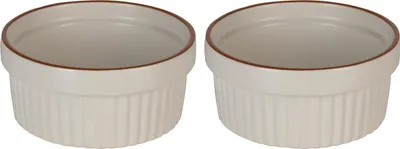 Produktbild von Set aus kleinen Porzellanschälchen zum Backen und Servieren