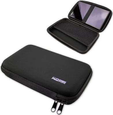 Immagine prodotto di caseroxx Custodia per dispositivo di navigazione GPS Custodia Navi per il tuo dispositivo GPS Awesafe 7" pollici Custodia per dispositivo di navigazione GPS con cerniera ed elastico