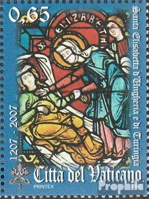 Produktbild von Briefmarken Vatikanstadt 2007 Mi 1600 (kompl.Ausg.) postfrisch Hl. Elisabeth von Thüringen