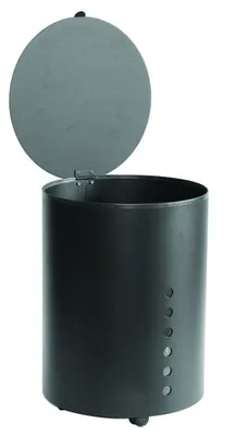 Produktbild von Pelletskorb, Pelletsbox- schwarz beschichtet- Fassungsvermögen: 20 kg