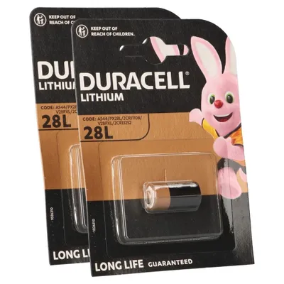 Image de 2x Duracell Pile photo PX28 Lithium 6V 150mAh (2x 1 blister)