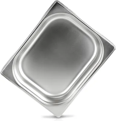 Produktbild von Jokobela GN-Behälter :: ungelocht :: für Gaggenau / Miele / Siemens Dampfgarer (Edelstahl / Spülmaschine geeignet, Gastronorm 1/2, B 32,5 x T 26,5 x H 6,5 cm)