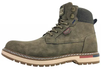 Productafbeelding van Dockers by Gerli Herrenschuhe Stiefeletten Schnürstiefel Grün Freizeit
