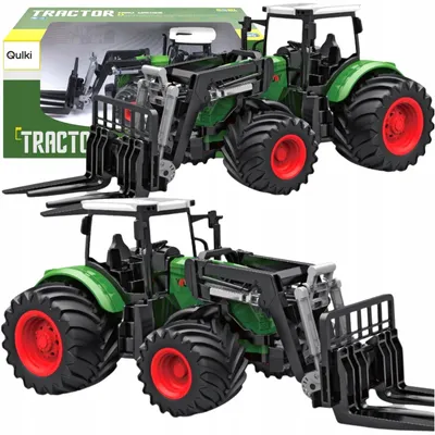 Produktbild von QULKI Traktor FARM MACHINE mit beweglichem Arm und Gummireifen
