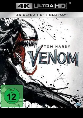Produktbild von PLAION Venom (4K-UHD+Blu-ray), Film, Blu-ray, Deutsch, Englisch, Französisch, Türkisch, 112 min, Venom, Abenteuer