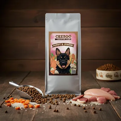 Obrázok produktu pre CEZZOO Premium Dog Puppy & Junior 15kg