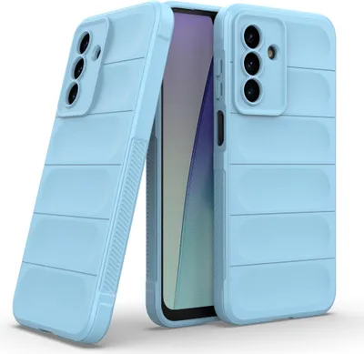 Produktbild von Handy Hülle für Samsung Galaxy A17 / A17 5G Grip Case Cover Schutzhülle Softgrip Farbe: Hellblau