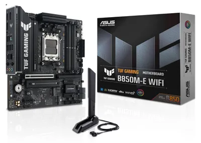 Produktbild von ASUS TUF GAMING B850M-E WIFI AMD B850 Sockel AM5 micro ATX
