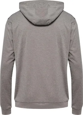 Produktbild von Hummel Hmlauthentic Poly Hoodie Herren grau melange Gr L