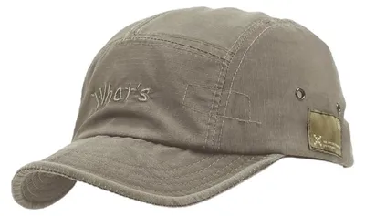 Immagine prodotto di Cappello da baseball da donna, in cotone, con visiera corta, colore grigio, regolabile
