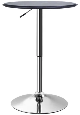 Produktbild von HOMCOM Bartisch Stehtisch Tresentisch für Wohnzimmer, Esszimmer, Schwarz