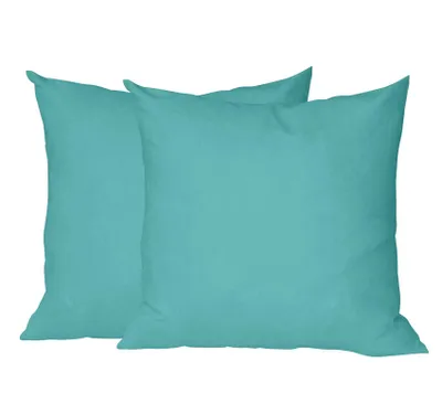 Produktbild von 2er Pack Kissenbezug Kissenhülle 60x60 in edler Wildleder Optik Alcatraz-petrol