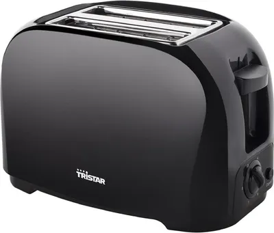 Immagine prodotto di Tristar BR-1025 Tostapane - 2 fette - nero - plastica - pulsanti - controllo rotativo - 800 W - 980 g (BR-1025)